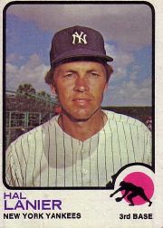 1973 Topps Baseball Cards      479     Hal Lanier